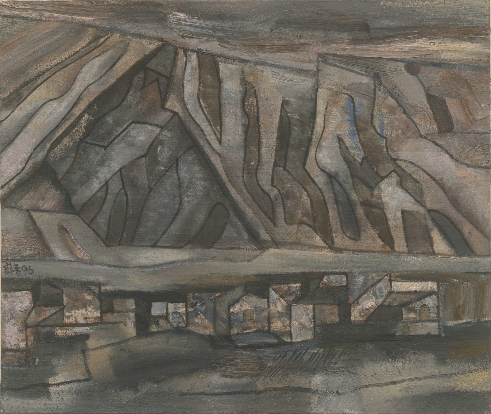 王劼音，祁連，布面油彩，61×73，1996.jpg