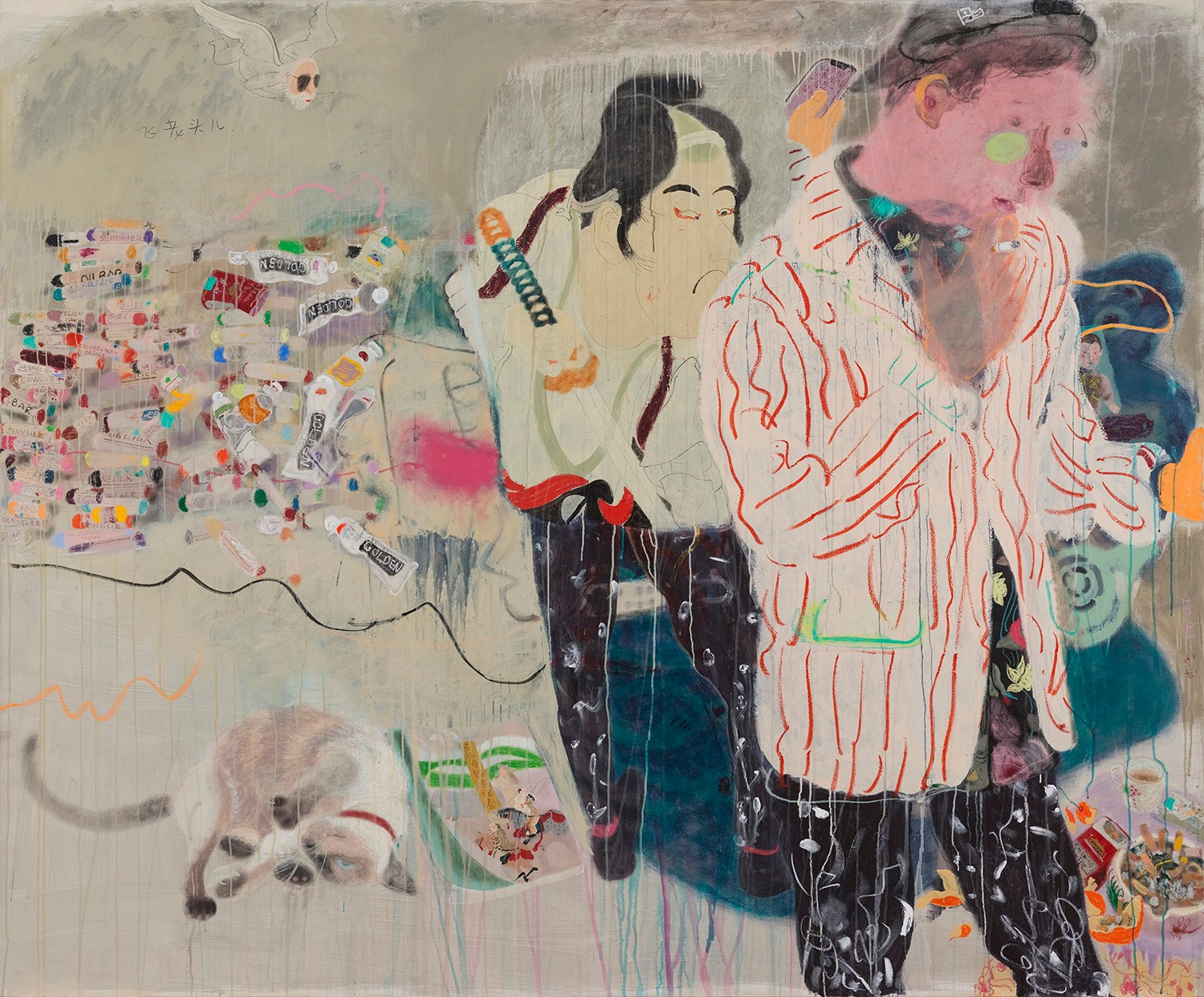 14 Wang Yuping, Meng Yang, Fei Lao Tou, Acrylic and oil stick on canvas, 200x240cm, 2021.jpg