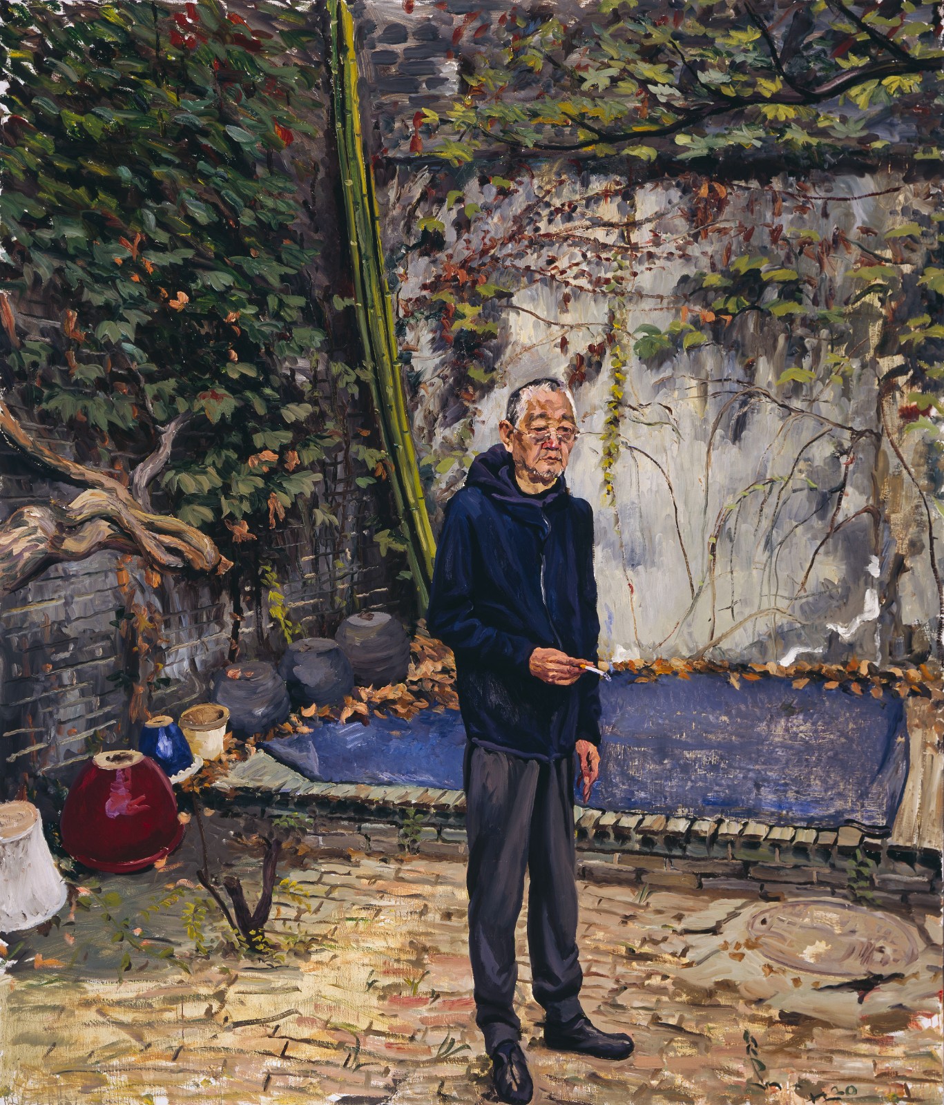 07 Liu Xiaodong, Ah Cheng, 2020, Oil on canvas, 270×230 cm. Courtesy the artist..jpg