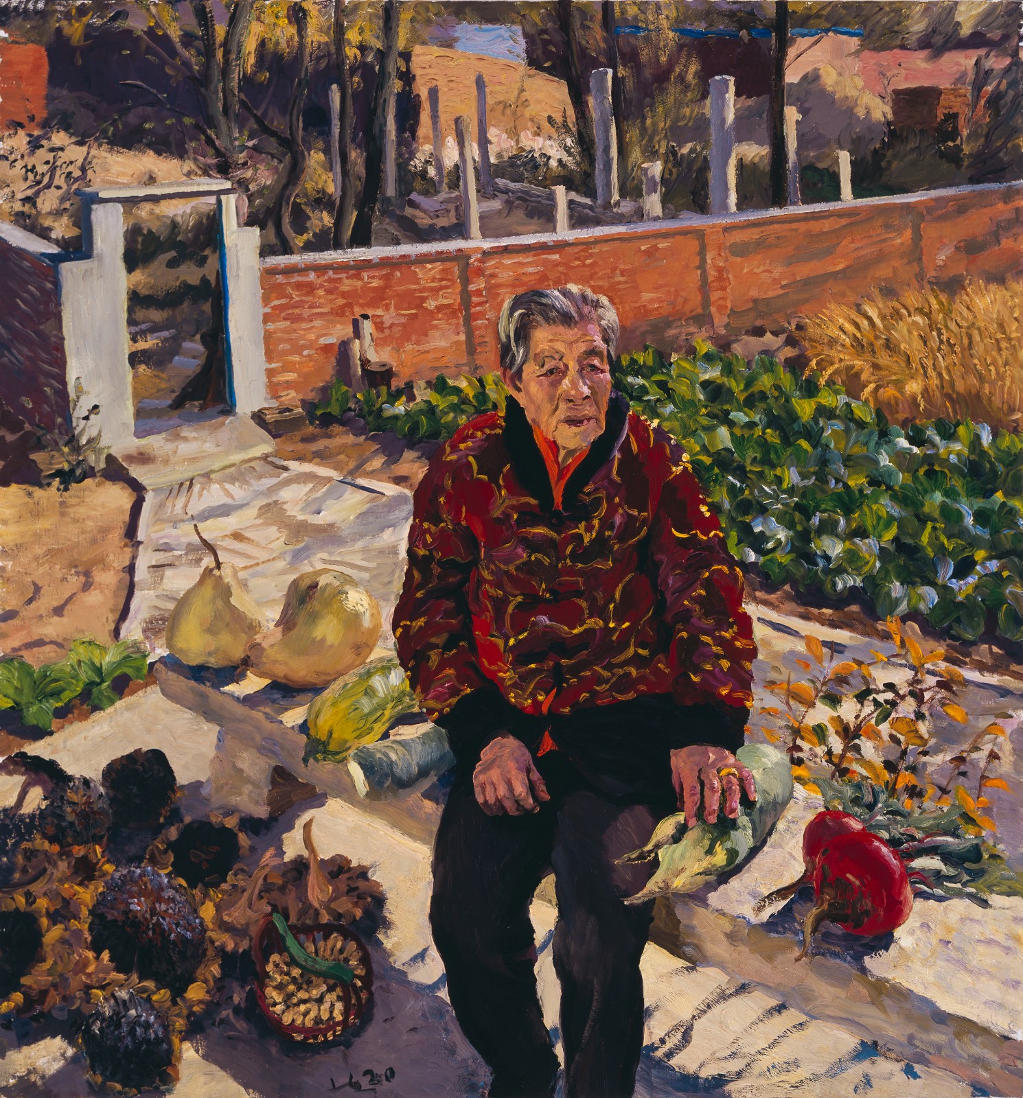 19 Liu Xiaodong, Mom, 2020, Oil on canvas, 150×140 cm. Courtesy the artist..jpg