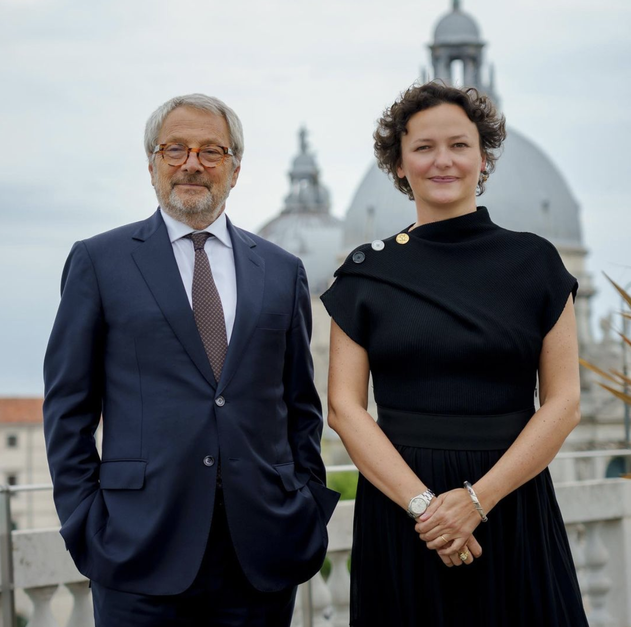 President Roberto Cicutto and Cecilia Alemani.png