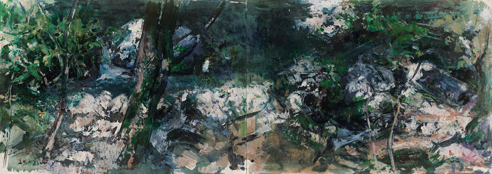 悠想清沂28，紙本丙烯，50×150cm，2017.jpg