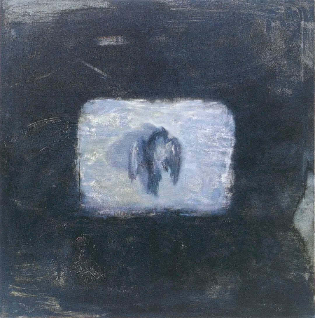 22 The Series of Dead Birds, Acrylic on Canvas, 100×100cm, 2004.jpg