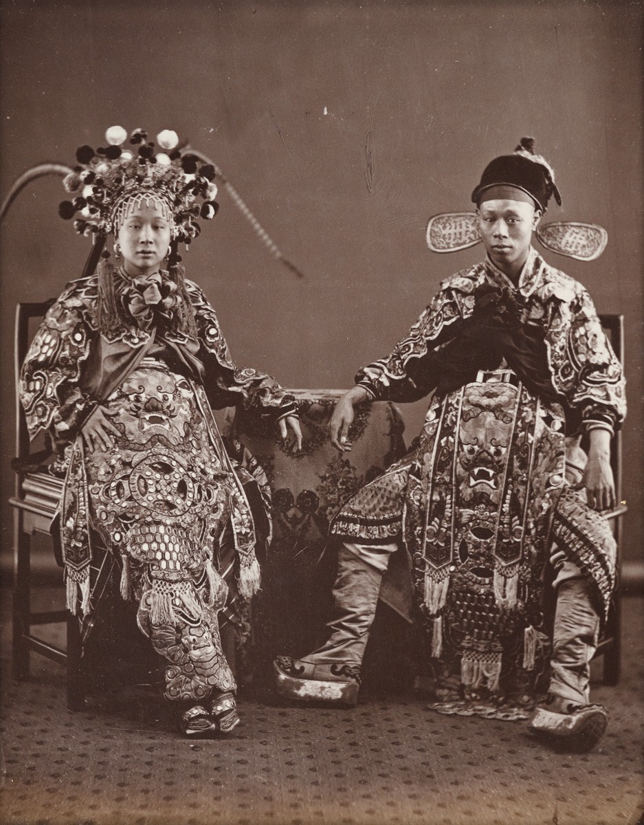 3.黎芳《優(yōu)伶》1870年代，蛋白印相，29 x 21厘米，洛文希爾收藏.jpg