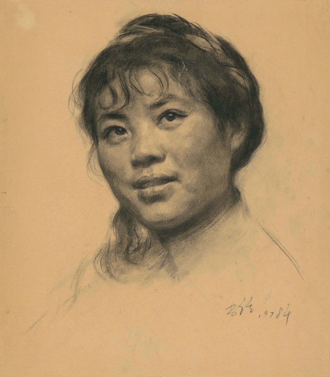 1978年-靳尚誼-藏族女孩-44cmx38.8cm.jpg