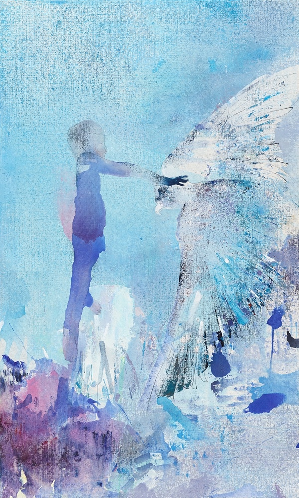 圖11、《萬物生長(zhǎng)》 NO.2， 布上丙烯、油彩，  222X133cm  ，2018年.jpg