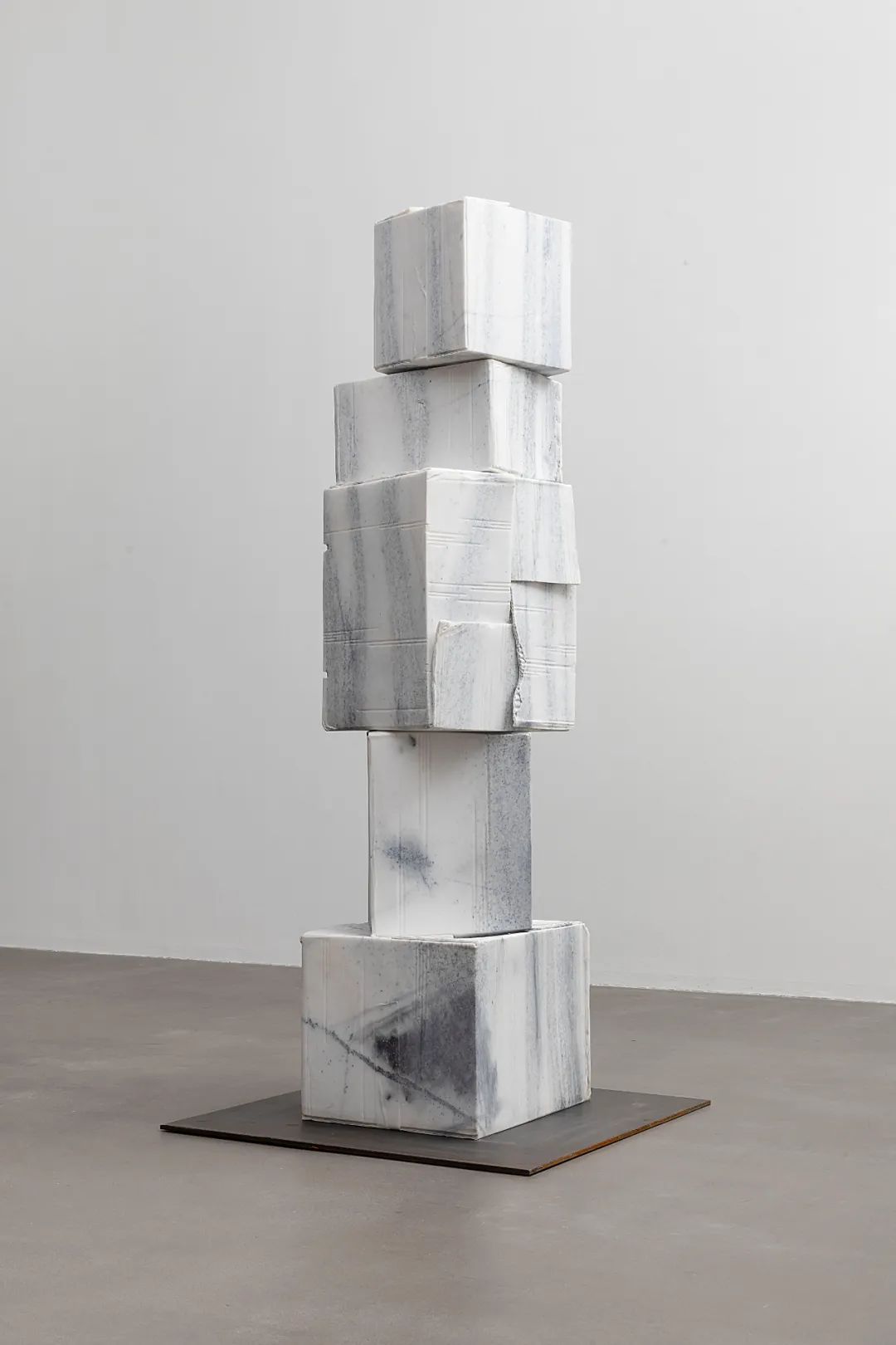 Hu Qingyan, Tower, 2022, marble, 181 x 50 x 47 cm.jpg