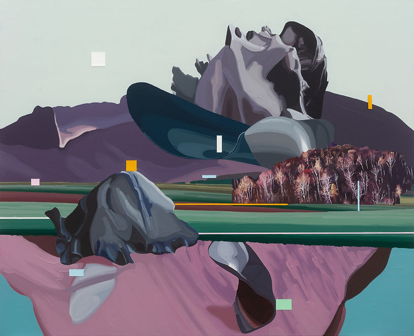 Wang Jianwei, Emergent No. 13, 2021. Oil on canvas, 130x160cm..jpeg