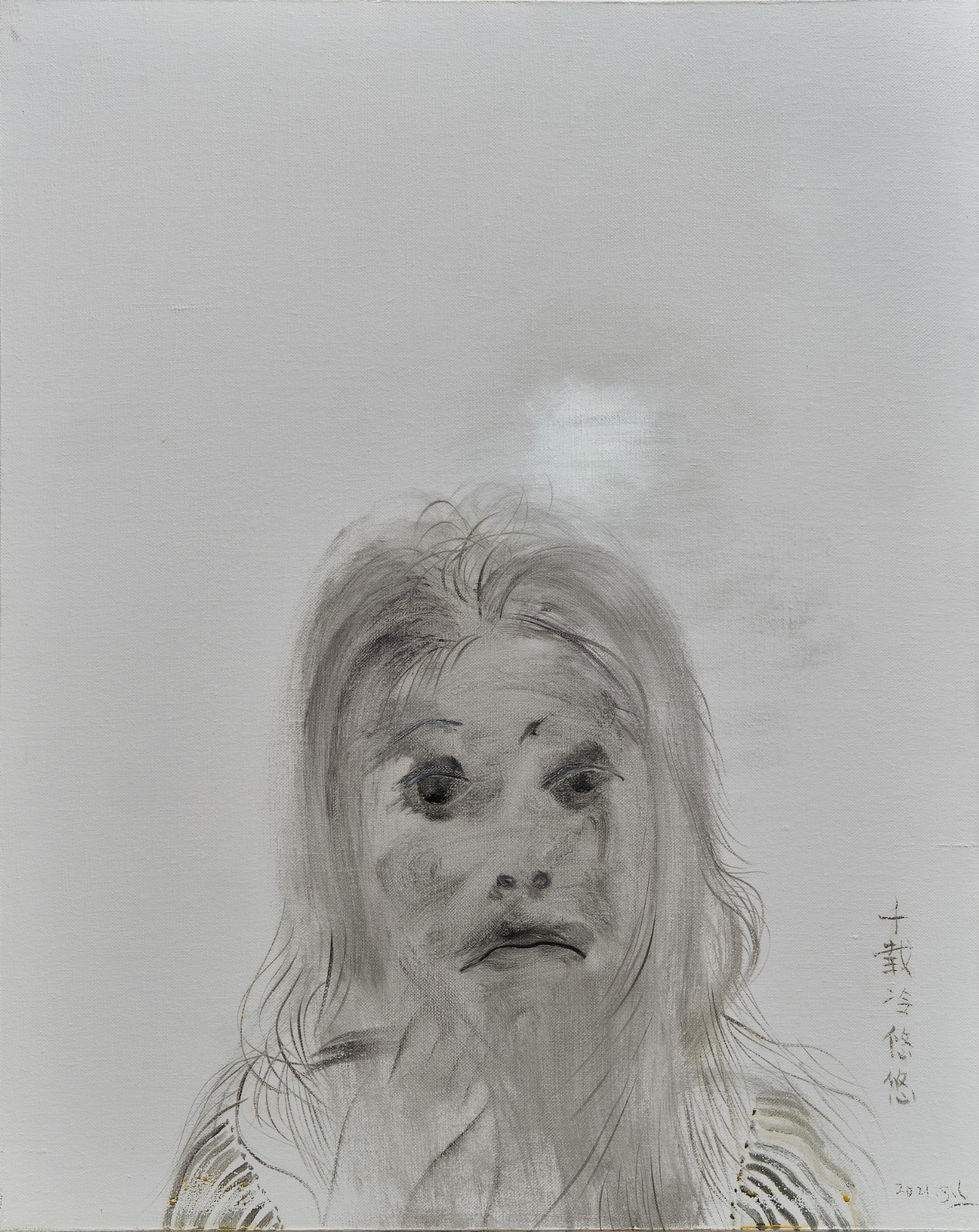 10《自畫像-3》，布面油畫，75×60cm，2022.jpg