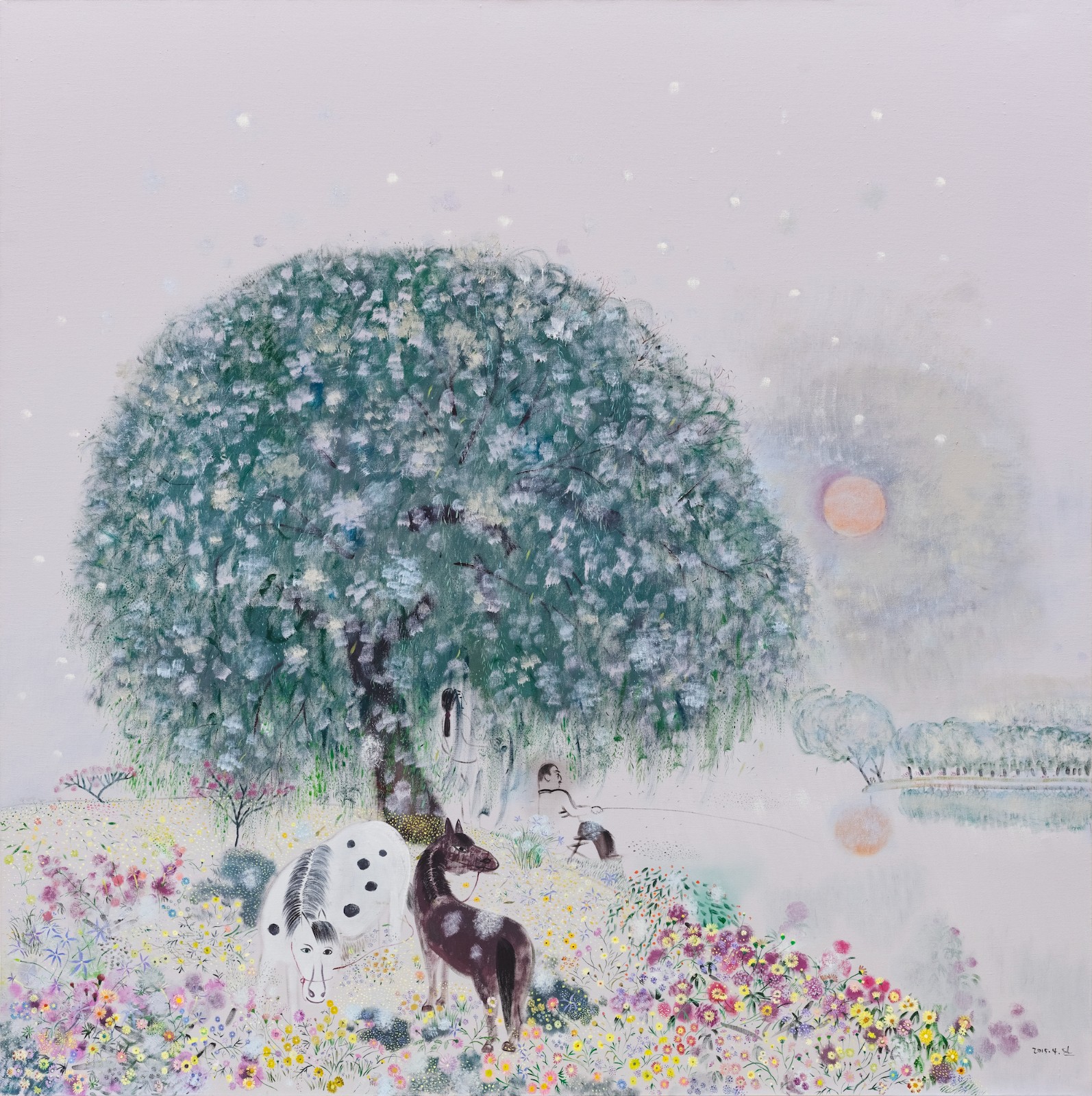 13《浮生六記 1》，布面油畫，200×200cm，2015.JPG