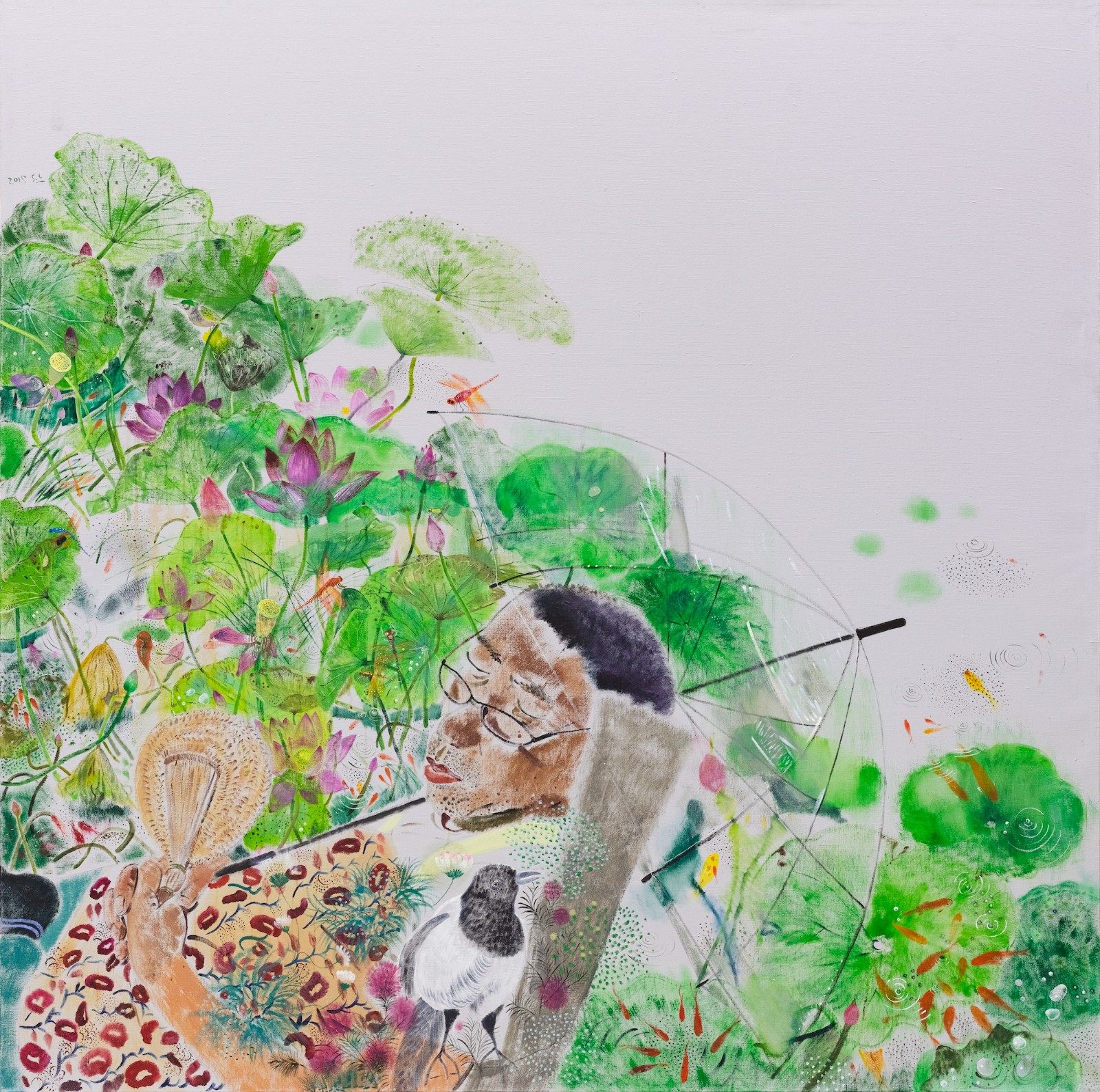 14《浮生六記 4》，布面油畫，200×200cm，2015.JPG