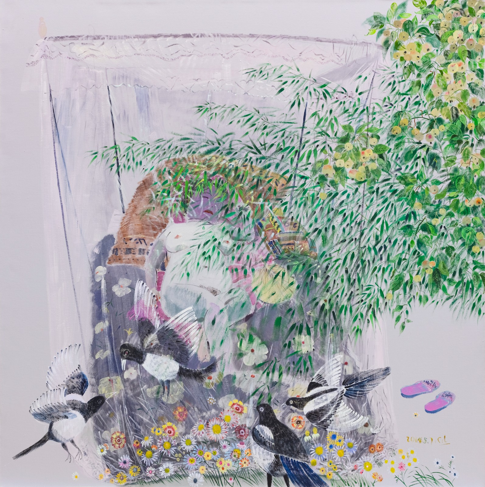 28《浮生六記 5》，布面油畫，200×200cm，2015.JPG