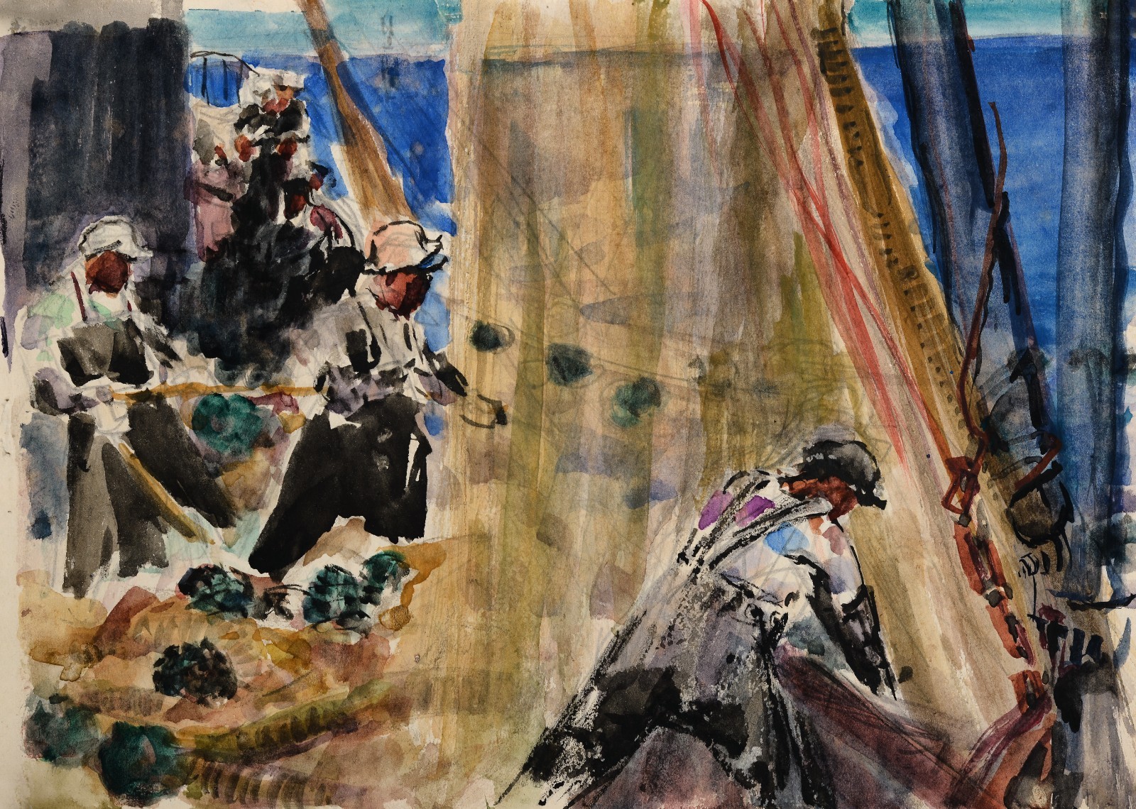 45 Dai Ze, “Catch”, 25×17cm, Watercolor on paper, private collection.jpg