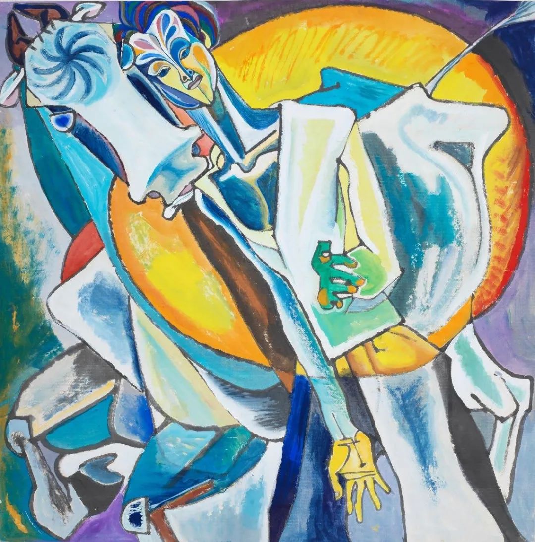 11.袁運生，《心曲之一》，紙本彩墨，102×100cm，1980年.jpg