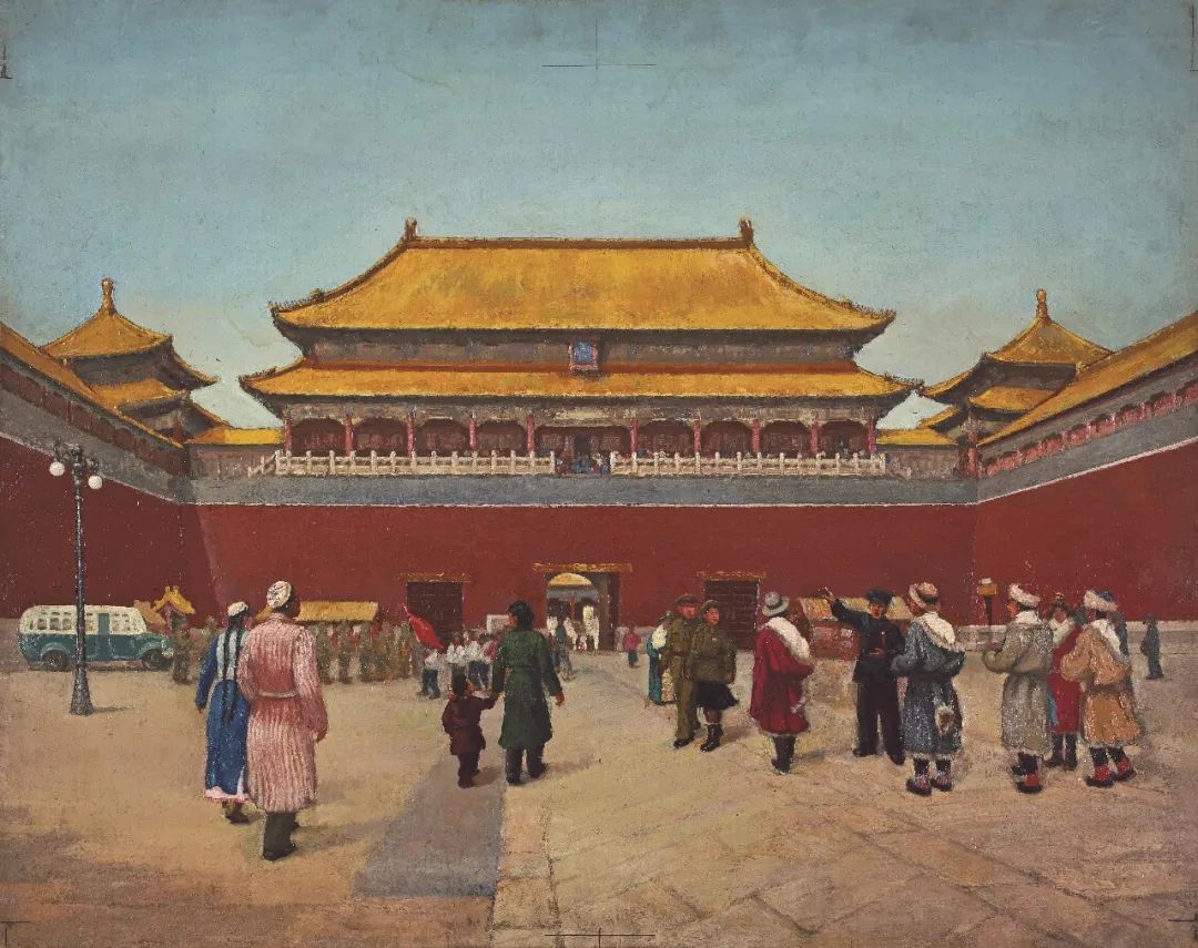 21孫宗慰《午門》布面油畫，54×68cm，1952年，家屬提供.jpeg