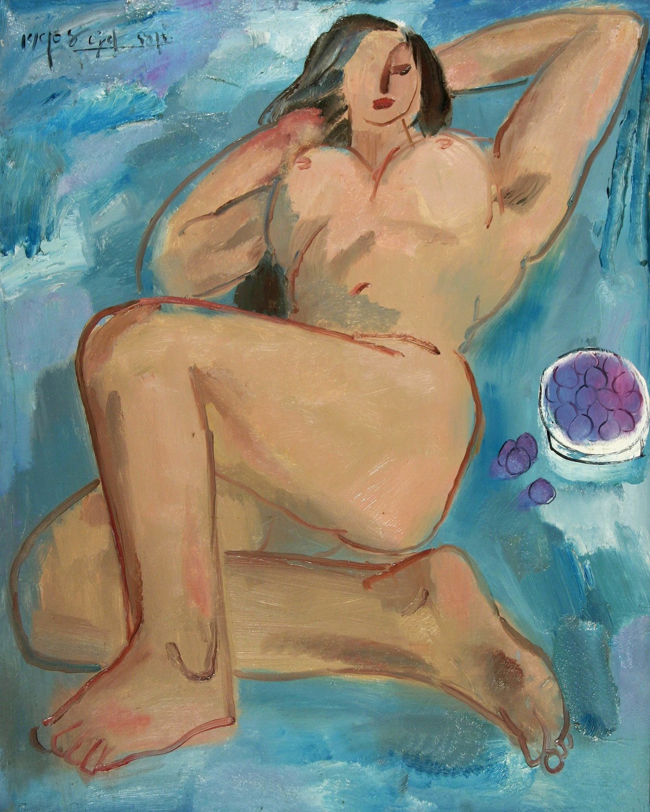 陳鈞德，《女人體》，布面油彩，100 × 81cm，1990.jpg