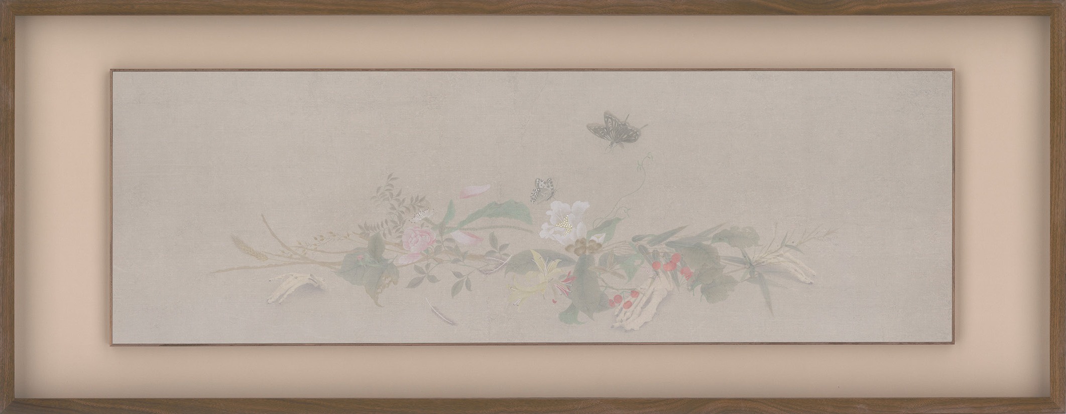 《生長(zhǎng)8》，徐華翎，絹本、水色，35×105cm，2023年，藝術(shù)家提供.jpg