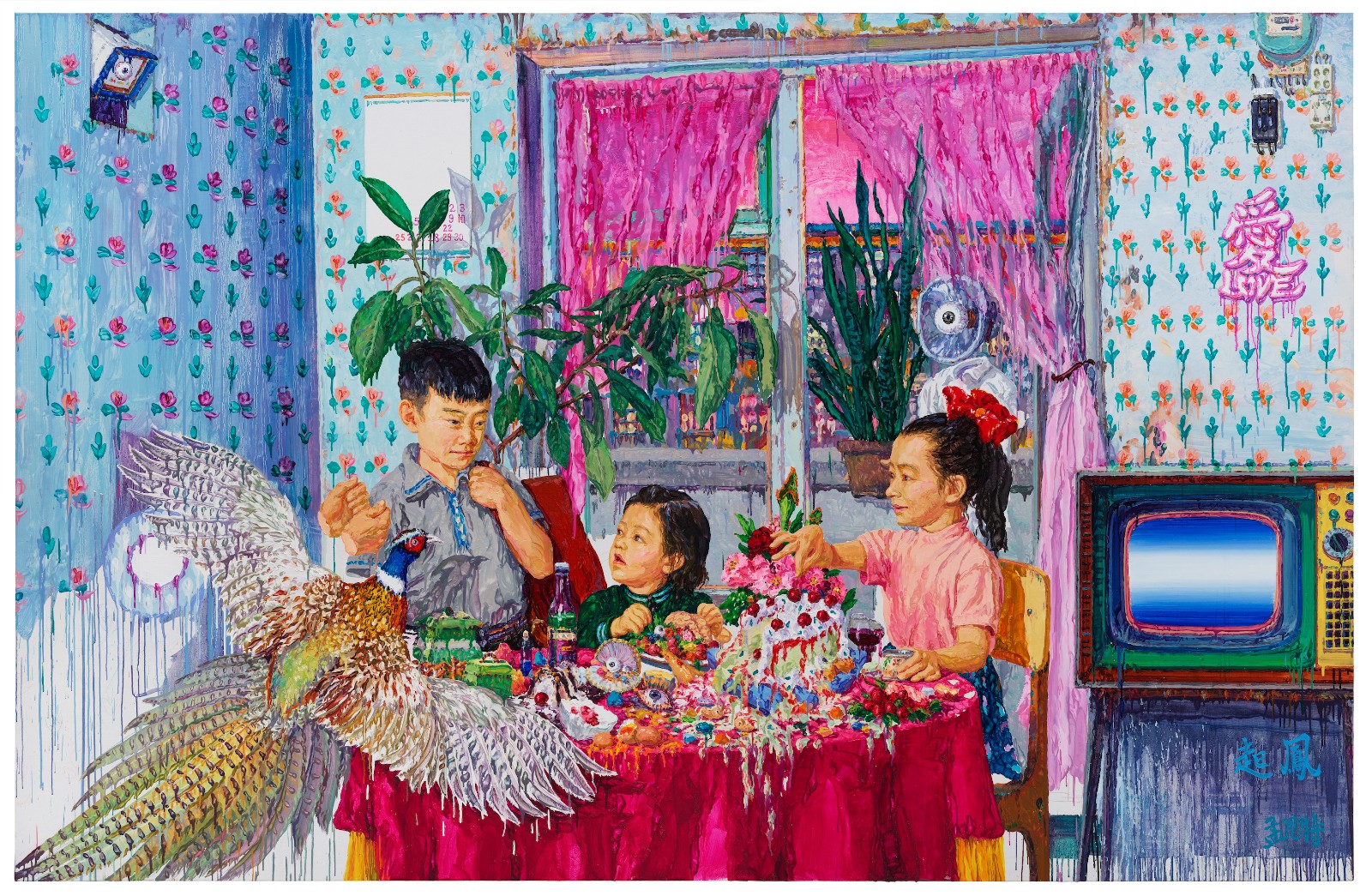 起鳳街的工人之家，Workers' Home at Kee Fung Street，200x170cm，200x140cm，布面油畫Oil on Canvas ，2023，孟思特.jpg