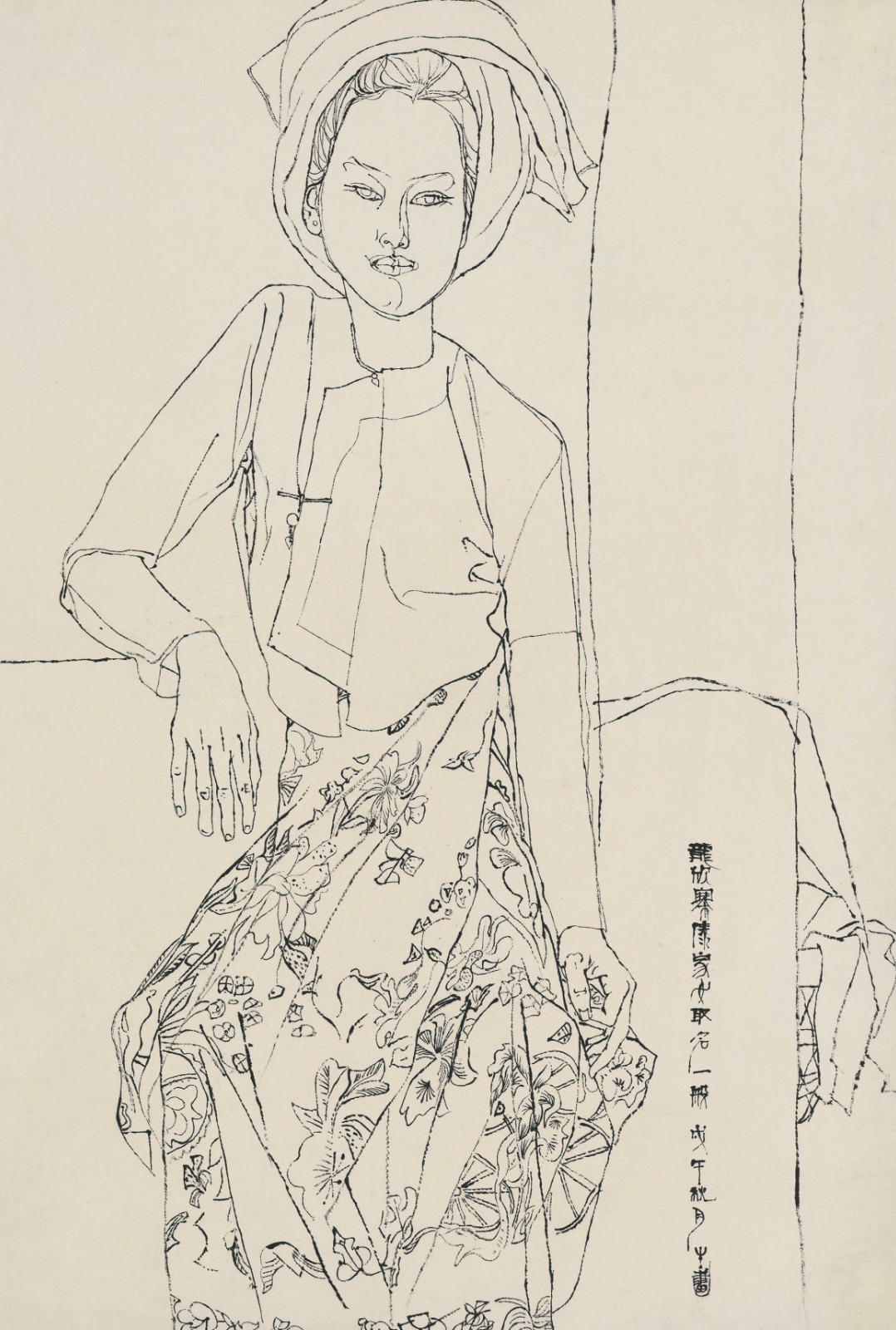 16 云南白描人物之一 95×64cm 紙本墨筆1978藝術家自藏.jpg