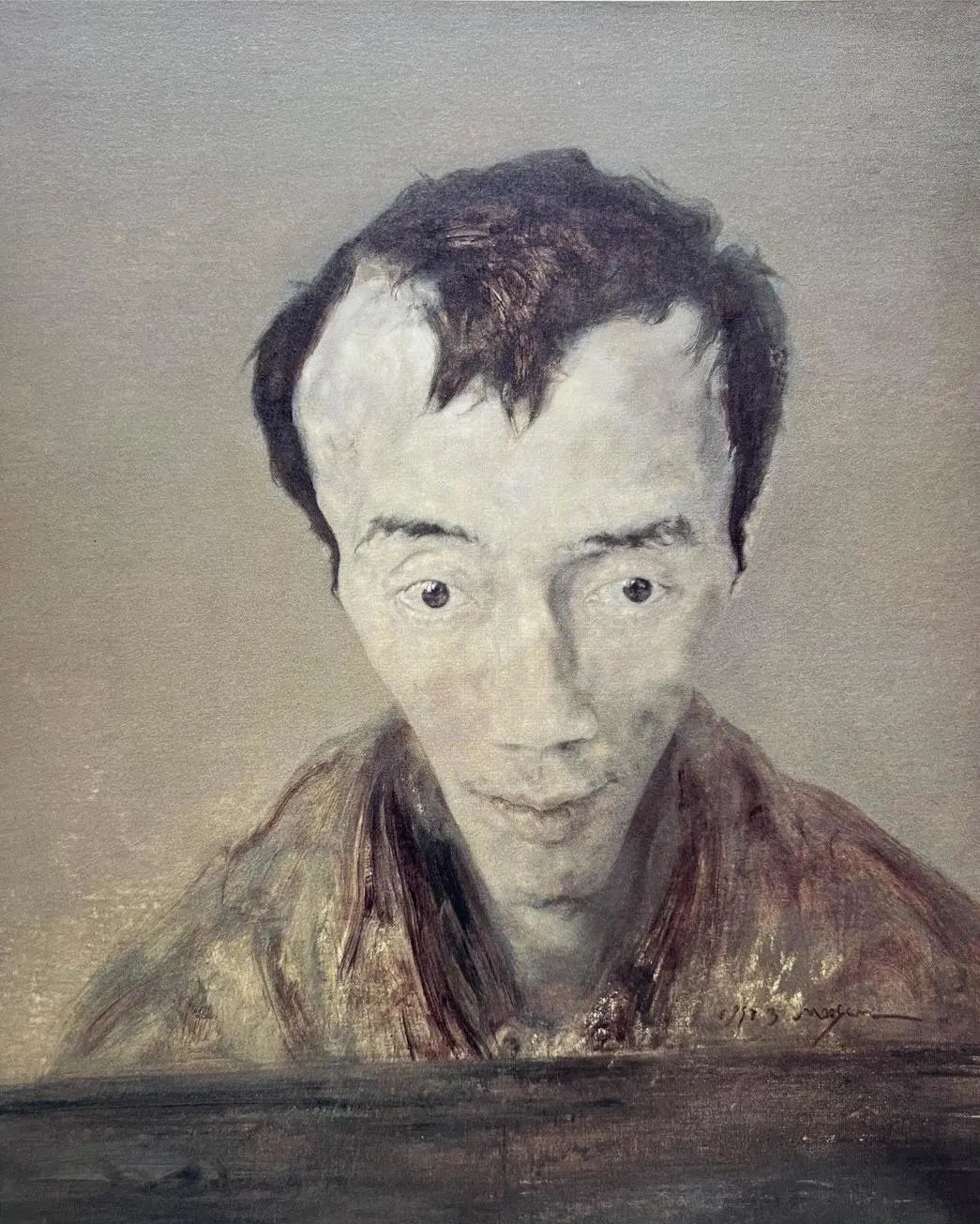 我的詩(shī)人，61×50cm，布面油畫，1997.jpg