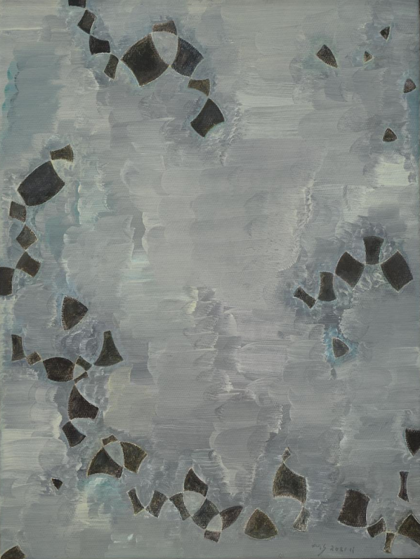 碎齒 No.1，30×40cm，布面油畫，2021.png