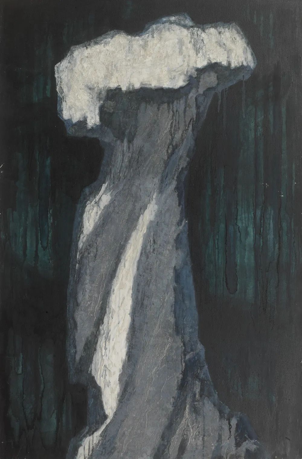 25 《淚碑》141x92cm，布面油畫(huà)，1990年，藝術(shù)家自藏.jpeg