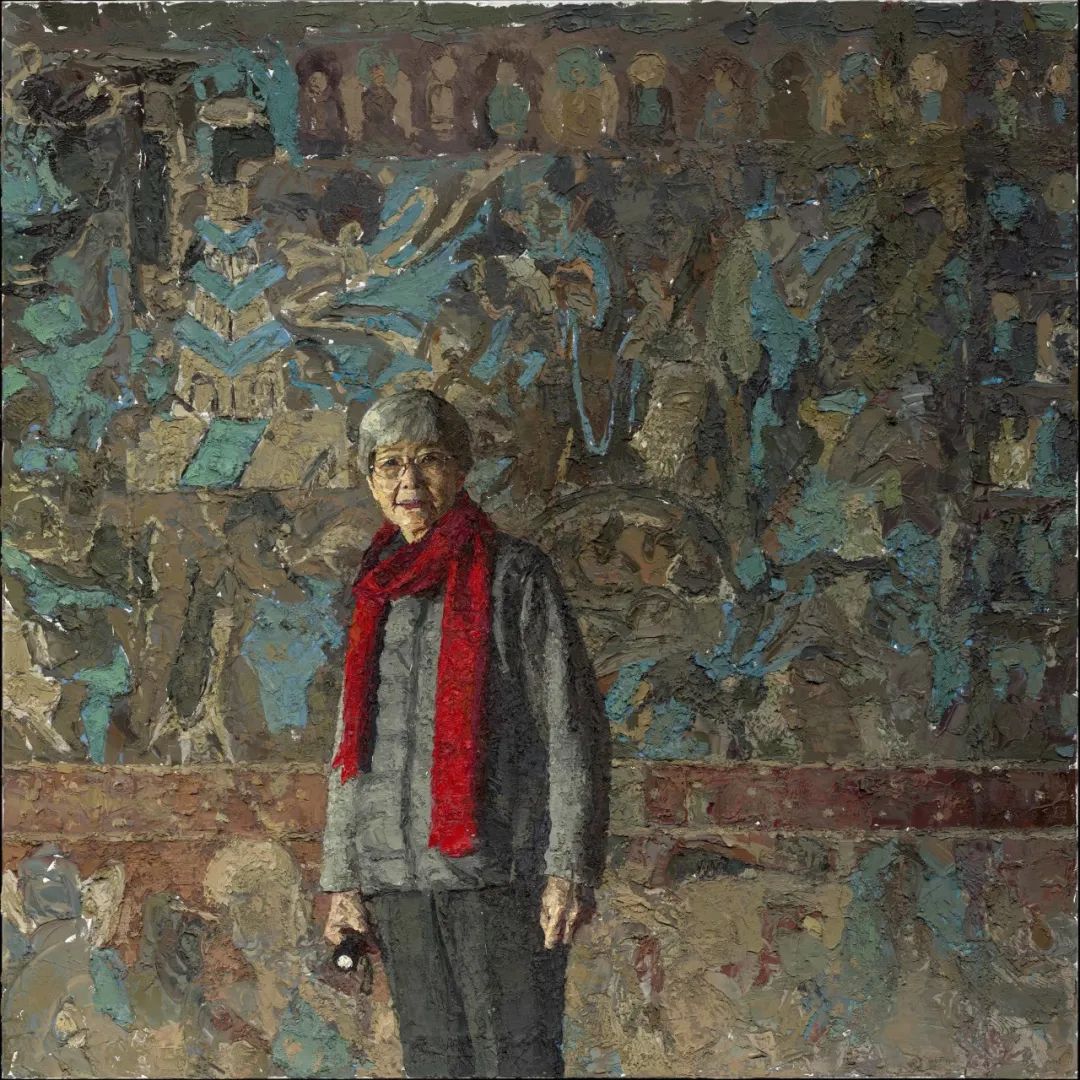 《敦煌女兒》，200x200cm，布面油畫，2019.jpg