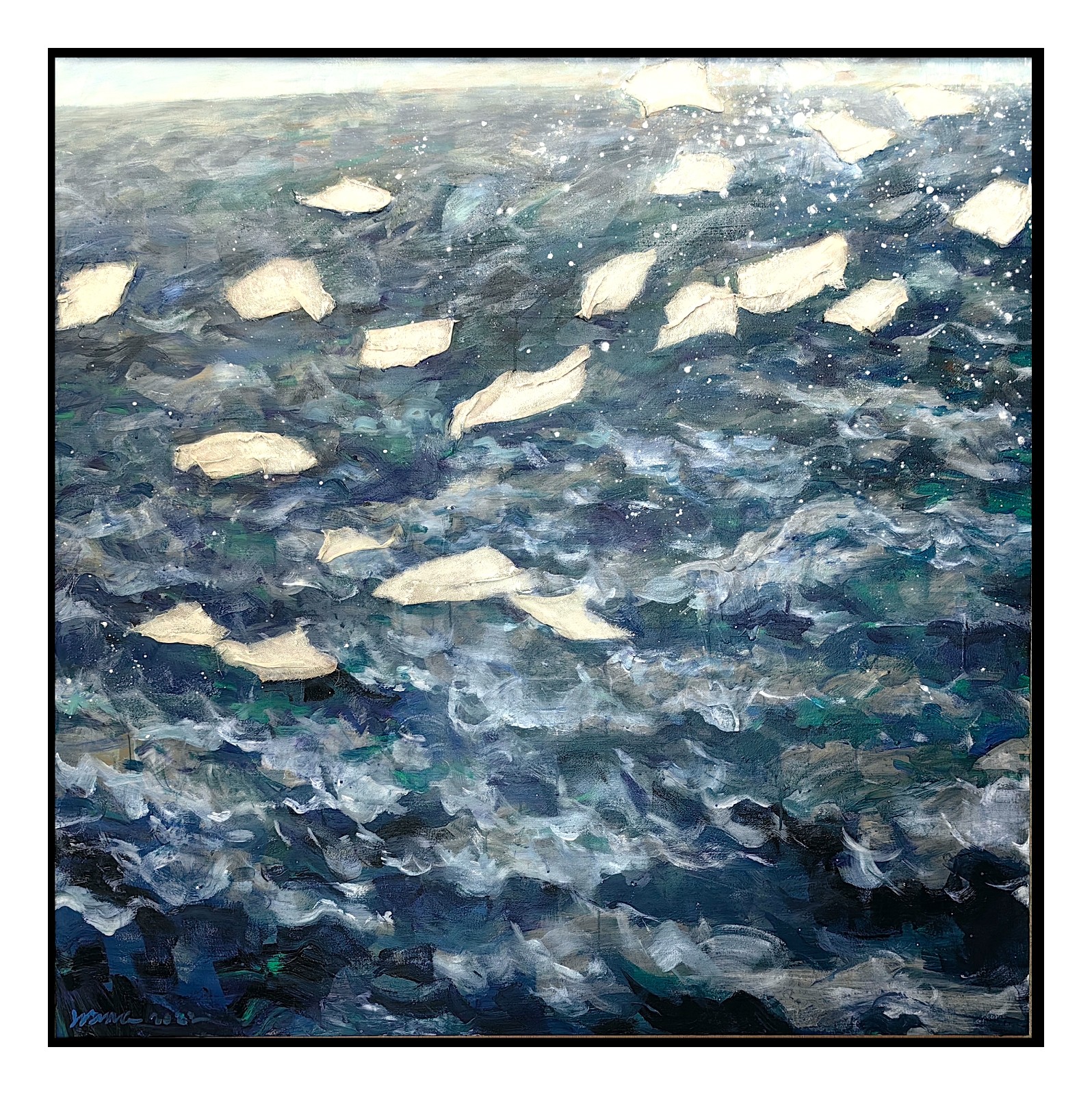 浮航  木板丙烯  120x120cm 2023年.jpeg