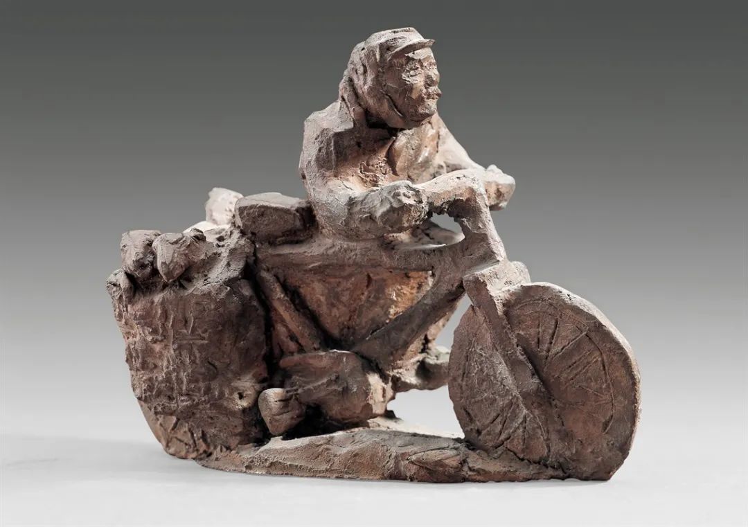 14 A Farmer on His Way to Market 1 by Liu Shiming (1980), Pottery, 18.5×8.2×13.1cm.jpg