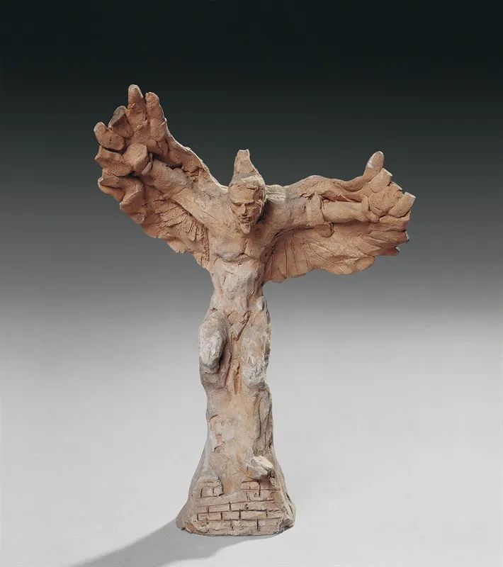 17 Someone Who Wants to Fly 1 by Liu Shiming (1982), Pottery, 17.5×9.1×24.3cm.jpg