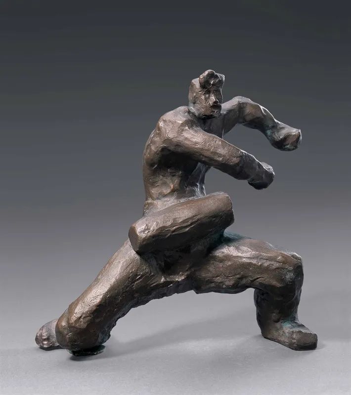 24 Ansai Waist Drummer by Liu Shiming (1989), Bronze, 20.2×11.5×19.5cm.jpg