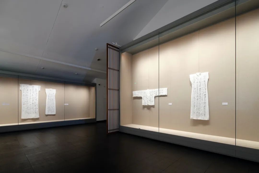 以后——王天德藝術展”展覽現(xiàn)場，圖為“新中國服飾”系列，2024年.jpg