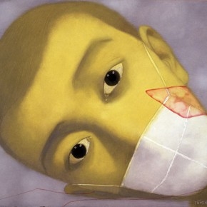 Zhang Xiaogang, Amnesia and Memory No.12, 2002; Oil on canvas, 50 x 60 cm