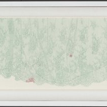 14 Xu Hualing, Silk Figure No.3, color and ink on silk, needle, thread, 29 x 98 cm (painting), 2014